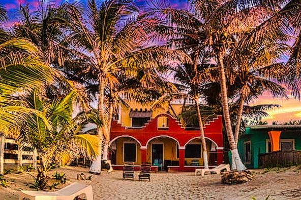 Beachfront Hacienda del Cuyo Groundfloor Exterior foto